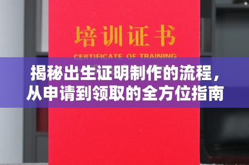 姚安揭秘出生证明制作的流程，从申请到领取的全方位指南